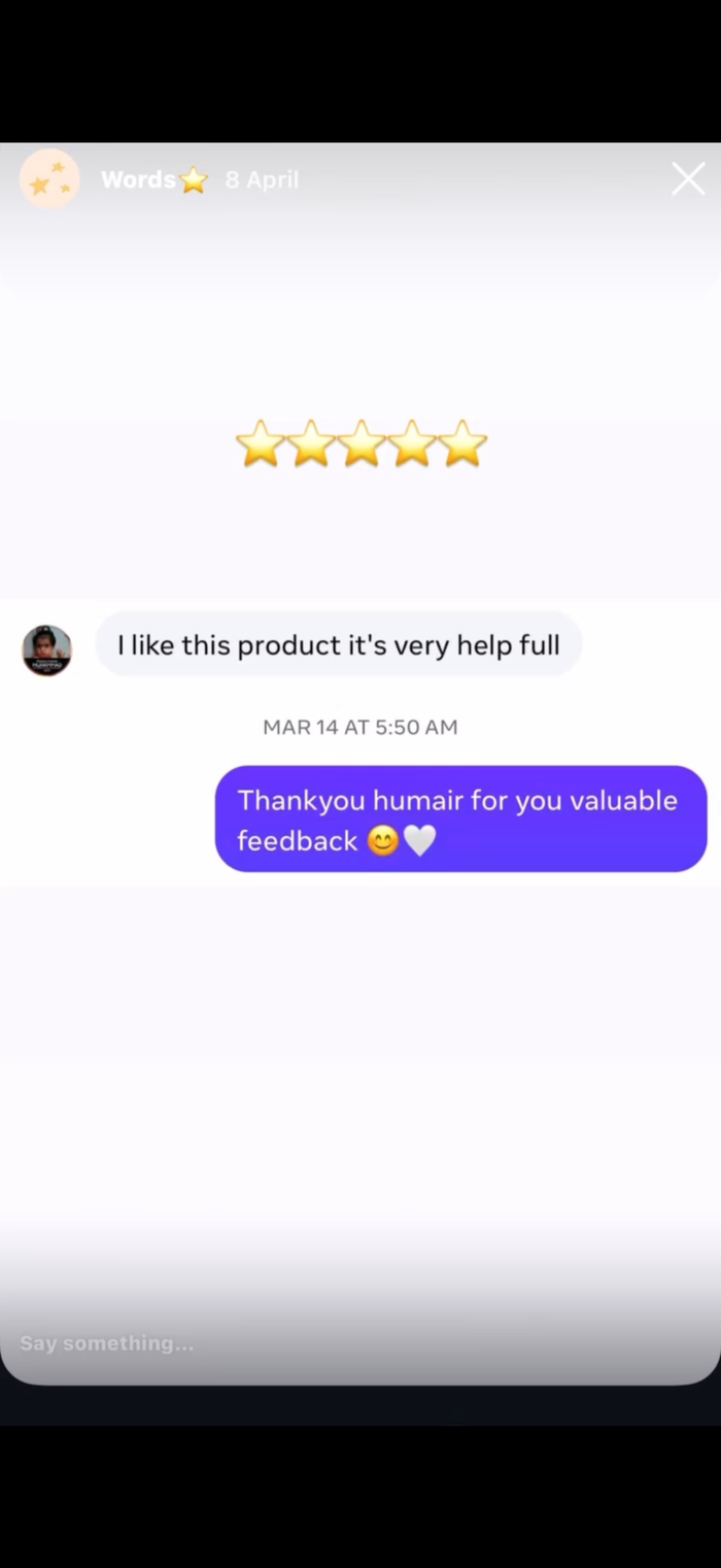 Five Star Reviews😍